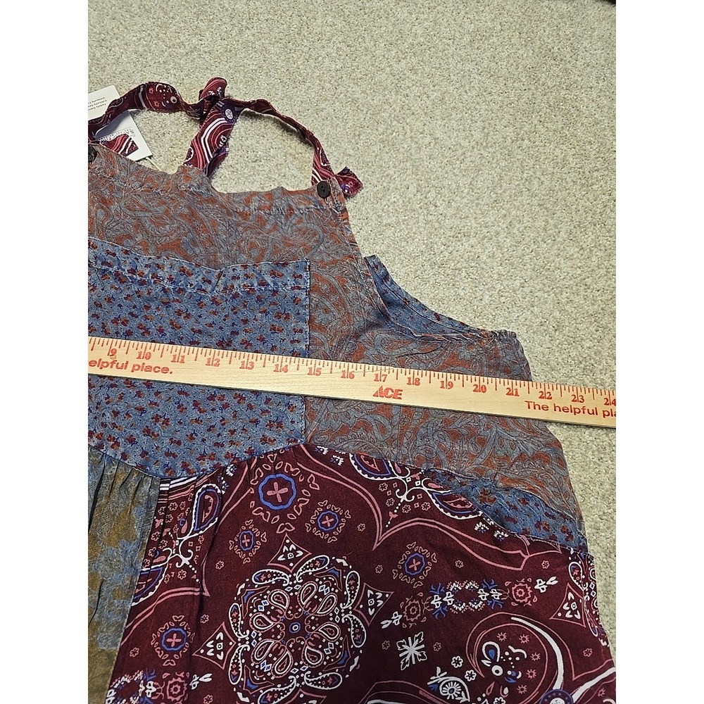 Sacred Threads Multicolor Patchwork Jumpsuit Over… - image 7